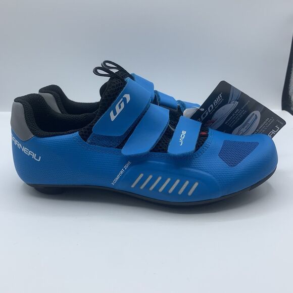 Louis Garneau Jade XZ Womens Road Bike Shoes EU 37 US 6.5 Blue 3 Bolt - Picture 3 of 7